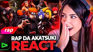 RAP DA  AKATSUKI (Naruto) - OS NINJAS MAIS PROCURADOS DO MUNDO | REACT | 7 Minutoz - NERD HITS