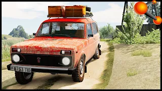 OLD USSR SUV! Stress TEST SUSPENSION! - BeamNg Drive