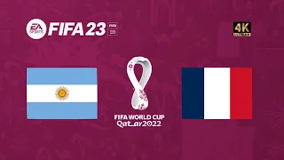 Argentina x França | FIFA 23 Gameplay Copa do Mundo Qatar 2022 | Final [4K 60FPS]