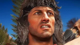 MORTAL KOMBAT 11 - RAMBO Toutes les intros dialogue FR