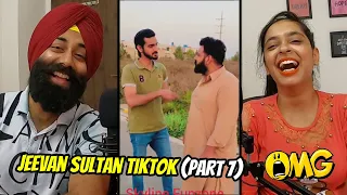 REACTION on Jeevan Sultan Tiktok - Funny Video 2021 | PunjabiReel TV | PART 7