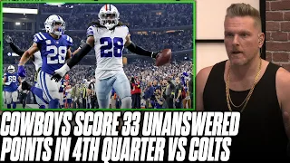 Pat McAfee Reacts To Colts Losing 54-19 Allowing 33 Straight Points In 4th Quarter