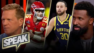 Is Steph Curry or Patrick Mahomes more influential to their sport? | SPEAK