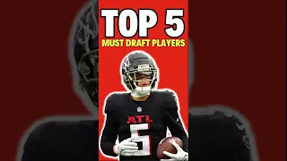 Top 5 MUST DRAFT Players for YOUR 2023 Fantasy Football Drafts 🔥