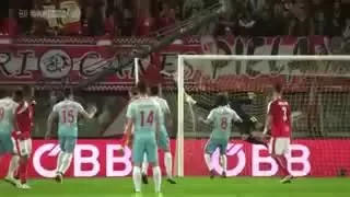 Hakan Çalhanoğlu Amazing Free Kick Goal - Austria vs Turkey 1-1 (Friendly 2016)