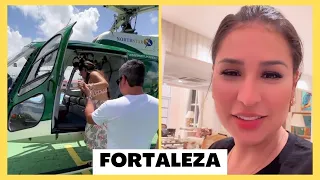 SIMONE FOI PARA FORTALEZA E ANDOU DE HELICÓPTERO 😍