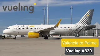 Flight Report | Huge thunderstorm! | Valencia to Palma | Vueling | A320-200