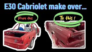 E30 cabriolet: Ice white - Calypso Red with a cream interior?