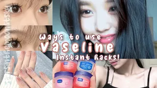 Ways to use Vaseline in Makeup & Skincare 💦 Super Useful & Instant Hacks