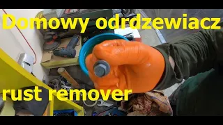 Test odrdzewiacza jaki każdy ma w domu z grosze. Jak nie niszczyć blachy mechanicznie, a usunąć rdzę