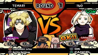 Temari VS Ino (Classic) (INSANE) - Naruto Shippuden Ultimate Ninja 4