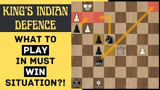 Hikaru Nakamura Plays The King's Indian Defence In A Must Win Situation