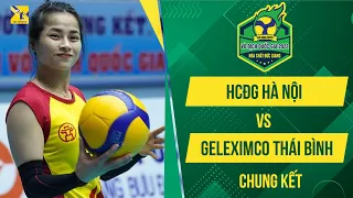 🔴 Chung kết: HCĐG Hà Nội - Geleximco Thái Bình | Giải bóng chuyền VĐQG Cup Hóa Chất Đức Giang 2022