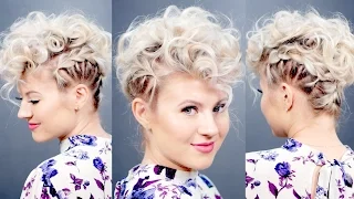 Creative Short Hairstyle: Retro Faux Hawk | Milabu