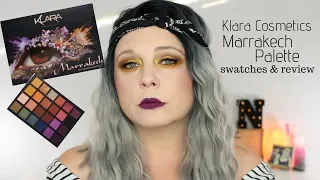 Klara Cosmetics Marrakech Eyeshadow Palette | Swatches & Review | #klaracosmetics