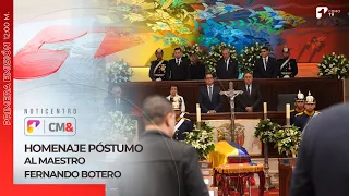 Homenaje póstumo al maestro Fernando Botero | Canal 1