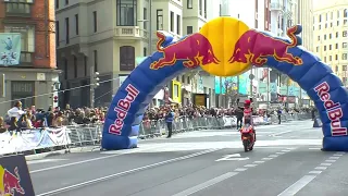 Marc Marquez show off at Madrid street with Honda