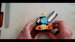 Polymer Clay Kaleidoscope Cane 18