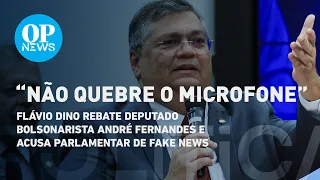 Dino trava embate com André Fernandes e ironiza: "Não quebre o microfone, por favor" | O POVO NEWS