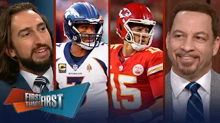 Chiefs defeat Broncos in Week 6: Mahomes throws TD, Wilson tallies 95 Yds | NFL | FIRST THINGS FIRST