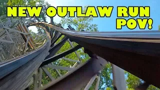 AWESOME New Outlaw Run 60FPS Roller Coaster Front Seat POV Silver Dollar City Branson MO