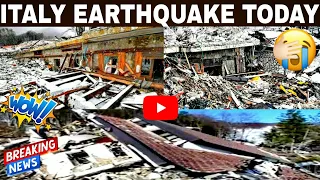 Italy earthquake today | strong magnitude hits | italy today | earthquake 2022 | weather today