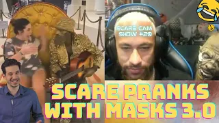 Scare Pranks With Masks 3.0 || Scare Cam Show #20