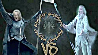 Saruman the White vs Boromir/ The Battle for Middle Earth/ 4K