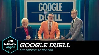 Google Duell mit Henryk M. Broder | NEO MAGAZIN ROYALE mit Jan Böhmermann - ZDFneo