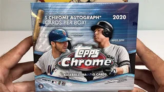 2020 Topps Chrome Jumbo Hobby Box - Best Box Ever?!?!