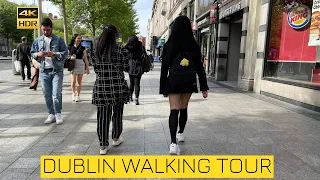 Dublin Ireland Walking Tour 4k hdr 60fps
