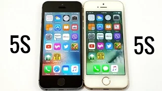 iPhone 5S iOS 9.3.5 vs iPhone 5S iOS 10.1.1