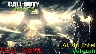 Call of Duty: Modern Warfare 3 Full Gameplay Walkthrough on Veteran Including All 46 Intel