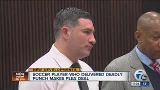 Soccer player who delivered deadly punch makes plea deal