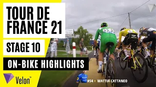 Tour de France 2021: Stage 10 On-Bike Highlights