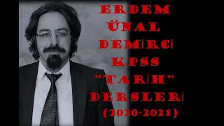 25) [2021 KPSS] Osmanlı Kuruluş Dönemi (1302 - 1453) 1 / Erdem Ünal Demirci