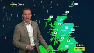 Monday afternoon forecast | Scotland | 10/12/18