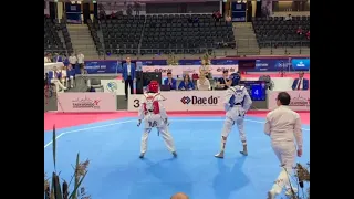 Junior europain taekwondo camp.44 kg TUR. Hayrunnisa Gürbüz, Adele Vecchıo Del.İTALIA FİNAL