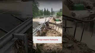 🌧️ Львівщину НАКРИЛО лихо! Потужні зливи наробили біди