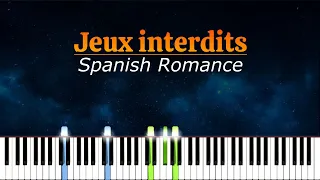 Jeux interdits - Spanish Romance | Piano Tutorial | Synthesia | How to play