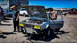 700hp MK2 Gti vr6 turbo into the 10s | Come on 9s