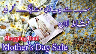 Nishat lawn huge shopping haul video