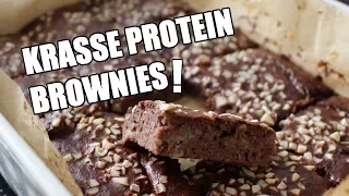 SCHOKO-BANANEN PROTEIN BROWNIES - DAS EINFACHSTE REZEPT FÜR FAULE 😂