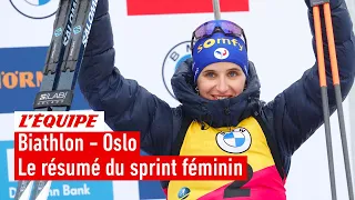 Biathlon 2023 - Julia Simon s'assure le gros globe de cristal en terminant 5e du sprint à Oslo !