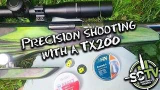 S&C TV | Gary Chillingworth | Precision shooting with a TX200 + JSB and Barracuda 8 pellets!