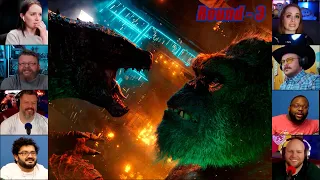 Final Round : Kong Roar Back to Godzilla |  Kong vs Godzilla | Reaction Mashup | #kingkongvsgodzilla