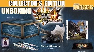 MONSTER HUNTER 4 ULTIMATE COLLECTOR'S EDITION UNBOXING