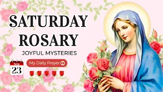 THE ROSARY TODAY❣️JOYFUL  MYSTERIES❣️SEPTEMBER 23, 2023 HOLY ROSARY SATURDAY | PRAYER STEP BY STEP