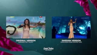 Eurovision 2013: Zlata Ognevich - Gravity (Original Graphics vs Eurovision)