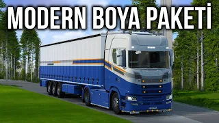 KOŞŞŞ !! YENİ MODERN ÇİZGİLER BOYA PAKETİ GELDİ | EURO TRUCK SIMULATOR 2